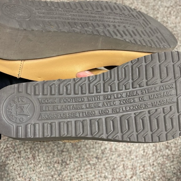 Mephisto leather cork wedge sandals - Picture 9 of 9